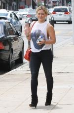 HILARY DUFF Out and About in West Hollywood