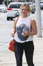 HILARY DUFF Out and About in West Hollywood
