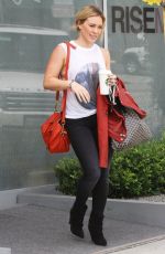 HILARY DUFF Out and About in West Hollywood