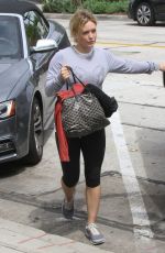 HILARY DUFF Out and About in West Hollywood