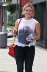 HILARY DUFF Out and About in West Hollywood