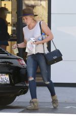 HILARY DUFF Shopping at Chanel Store in Beverly Hills
