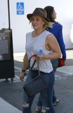 HILARY DUFF Shopping at Chanel Store in Beverly Hills