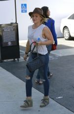 HILARY DUFF Shopping at Chanel Store in Beverly Hills