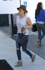 HILARY DUFF Shopping at Chanel Store in Beverly Hills