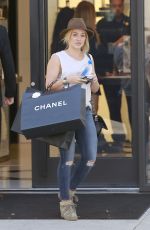 HILARY DUFF Shopping at Chanel Store in Beverly Hills