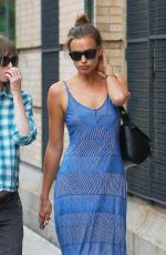 IRINA SHAYK Out and About in New York