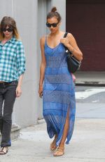IRINA SHAYK Out and About in New York