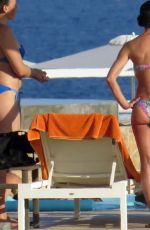 JAIME PRESSLY in Bikinis at a Pool in Cabo San Lucas