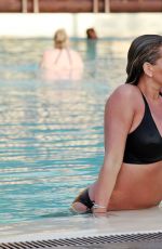 JENNIFER ELLISON in Bikini at a Pool in Tenerife