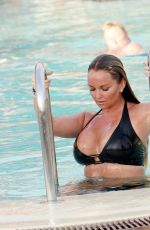 JENNIFER ELLISON in Bikini at a Pool in Tenerife