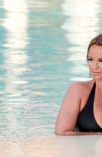 JENNIFER ELLISON in Bikini at a Pool in Tenerife