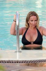 JENNIFER ELLISON in Bikini at a Pool in Tenerife