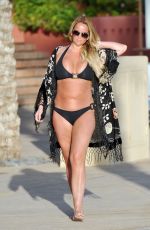 JENNIFER ELLISON in Bikini at a Pool in Tenerife
