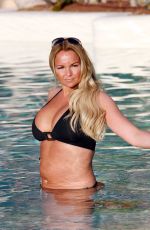 JENNIFER ELLISON in Bikini at a Pool in Tenerife
