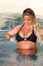 JENNIFER ELLISON in Bikini at a Pool in Tenerife