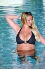 JENNIFER ELLISON in Bikini at a Pool in Tenerife