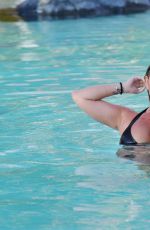 JENNIFER ELLISON in Bikini at a Pool in Tenerife