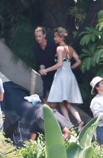 JENNIFER LAWRENCE on the set of a Photoshoot in Los Angeles