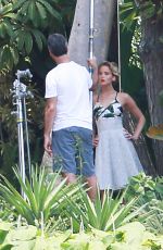 JENNIFER LAWRENCE on the set of a Photoshoot in Los Angeles