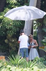 JENNIFER LAWRENCE on the set of a Photoshoot in Los Angeles