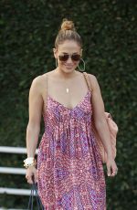 JENNIFER LOPEZ and LEAH REMINI Shopping at Fred Segal in Los Angeles