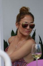 JENNIFER LOPEZ and LEAH REMINI Shopping at Fred Segal in Los Angeles