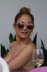 JENNIFER LOPEZ and LEAH REMINI Shopping at Fred Segal in Los Angeles