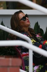 JENNIFER LOPEZ and LEAH REMINI Shopping at Fred Segal in Los Angeles