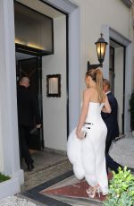 JENNIFER LOPEZ Arrives at Le Restaurant Lasserre in Paris