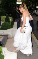 JENNIFER LOPEZ Arrives at Le Restaurant Lasserre in Paris