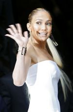 JENNIFER LOPEZ at Versace Fashion Show in Paris