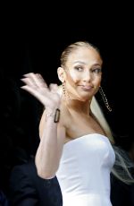JENNIFER LOPEZ at Versace Fashion Show in Paris