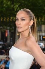 JENNIFER LOPEZ at Versace Fashion Show in Paris