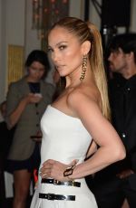 JENNIFER LOPEZ at Versace Fashion Show in Paris
