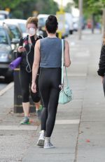 JENNIFER METCALFE and STEPHANIE DAVIS Out and About in Liverpool