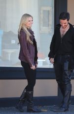 JENNIFER MORRISON on the Set of Once Upon a Time in Richmond