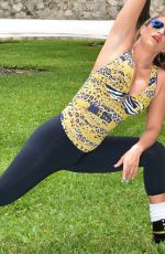 JENNIFER NICOLE LEE Exercise at a Park in South Beach