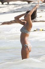 JESSICA ALBA in Bikini at a Beach in Mexico