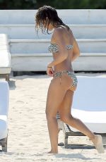 JESSICA ALBA in Bikini at a Beach in Mexico