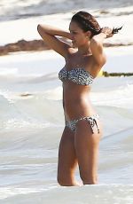 JESSICA ALBA in Bikini at a Beach in Mexico