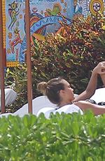 JESSICA ALBA in Bikini on Vacation in Mexico