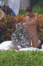 JESSICA ALBA in Bikini on Vacation in Mexico