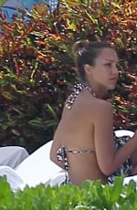JESSICA ALBA in Bikini on Vacation in Mexico