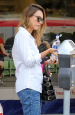 JESSICA ALBA Out Shopping in Santa Monica
