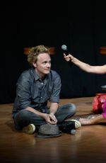 JESSY SCHRAM at Once Upon A Time Panel at Wizard Con Convention in Madrid
