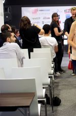 JESSY SCHRAM at Once Upon A Time Press Conference at Wizard Con Convention in Madrid