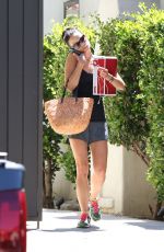 JORDANA BREWSTER Leaves a Gym in Los Angeles