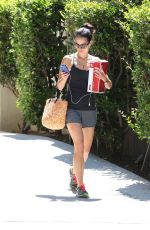 JORDANA BREWSTER Leaves a Gym in Los Angeles