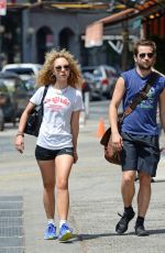JUNO TEMPLE Heading to a Gym in Soho